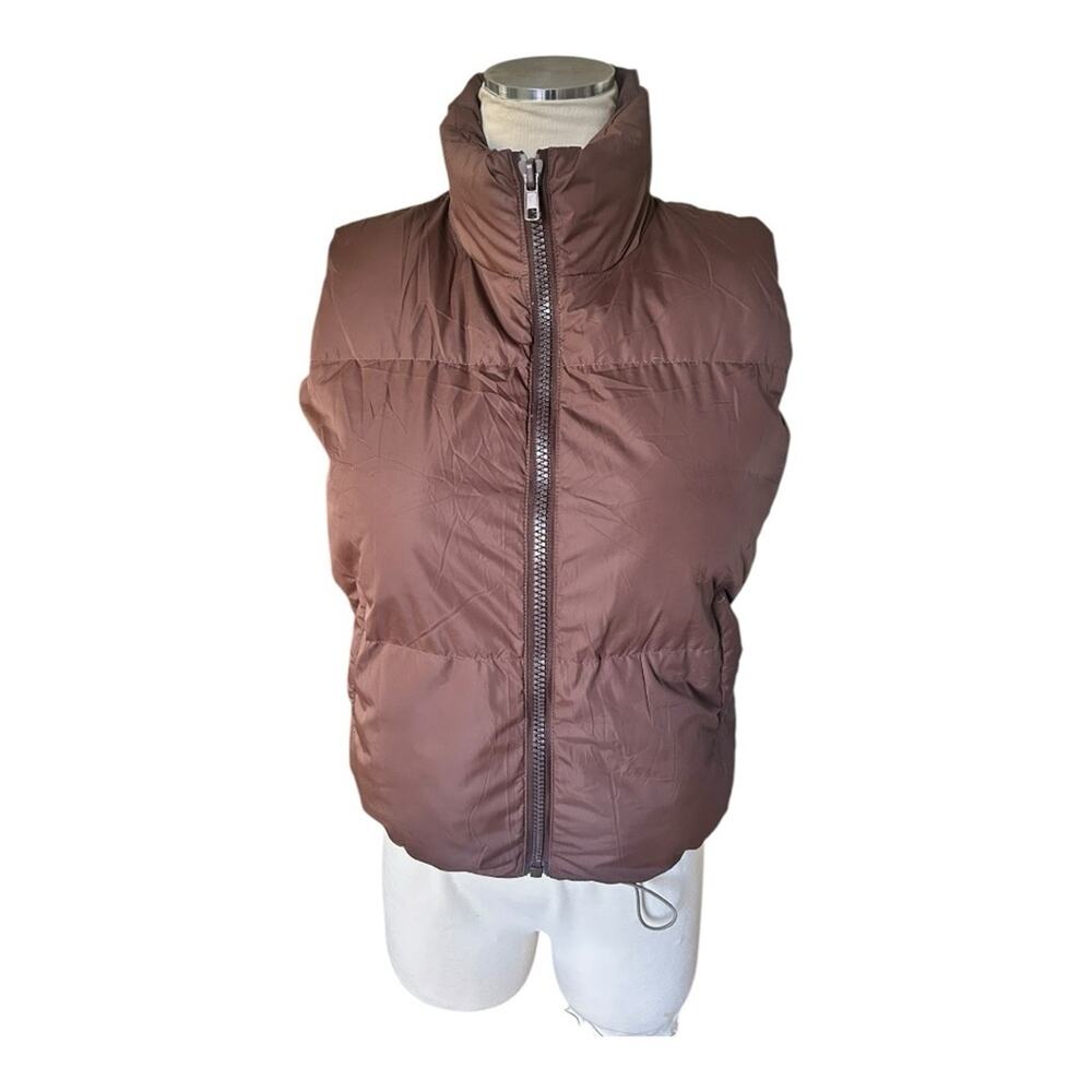 Arshiner brown girls puffer vest 11/12 year old